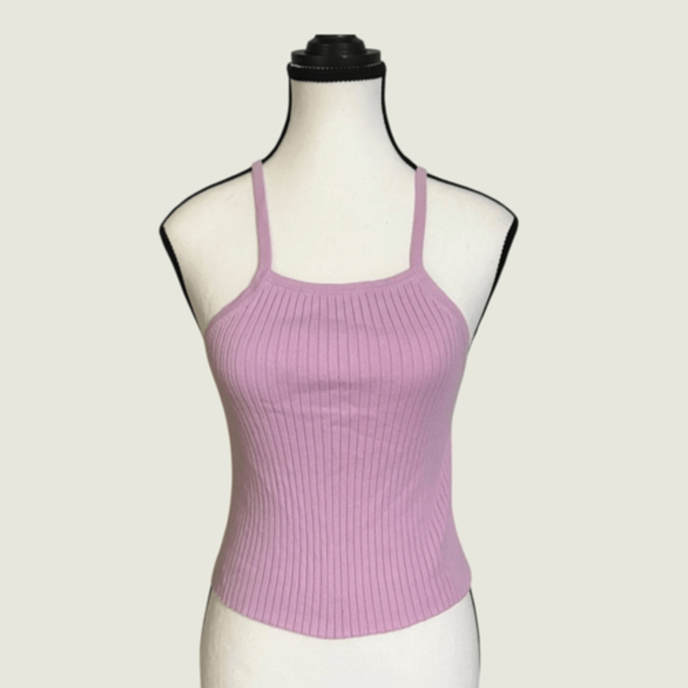 BP Lavender Ribbed Women's Tank Top Size Medium